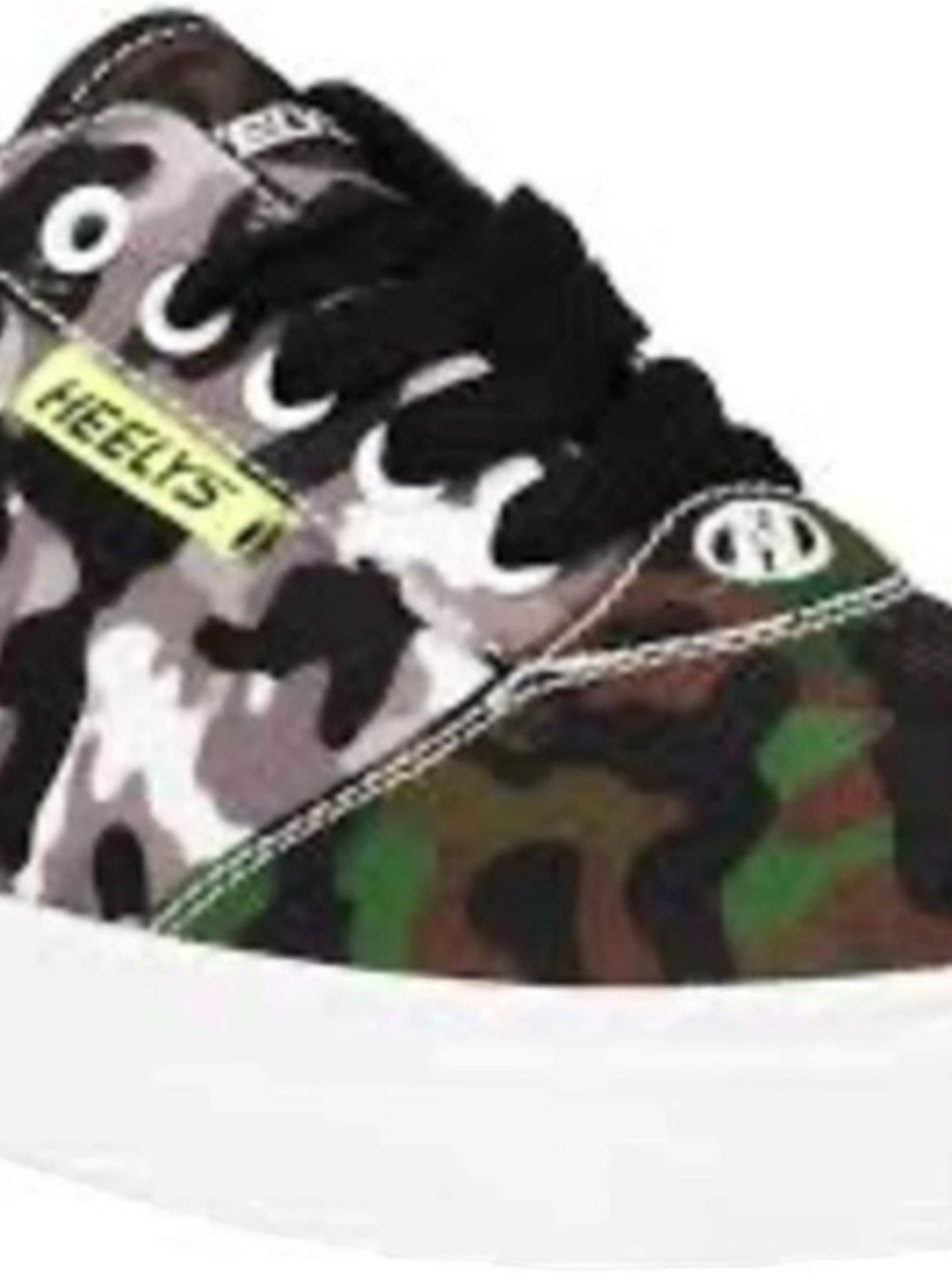 Heelys Pro 20 Prints (Black/White/Gray Camo) Camo Skate Shoes US 6